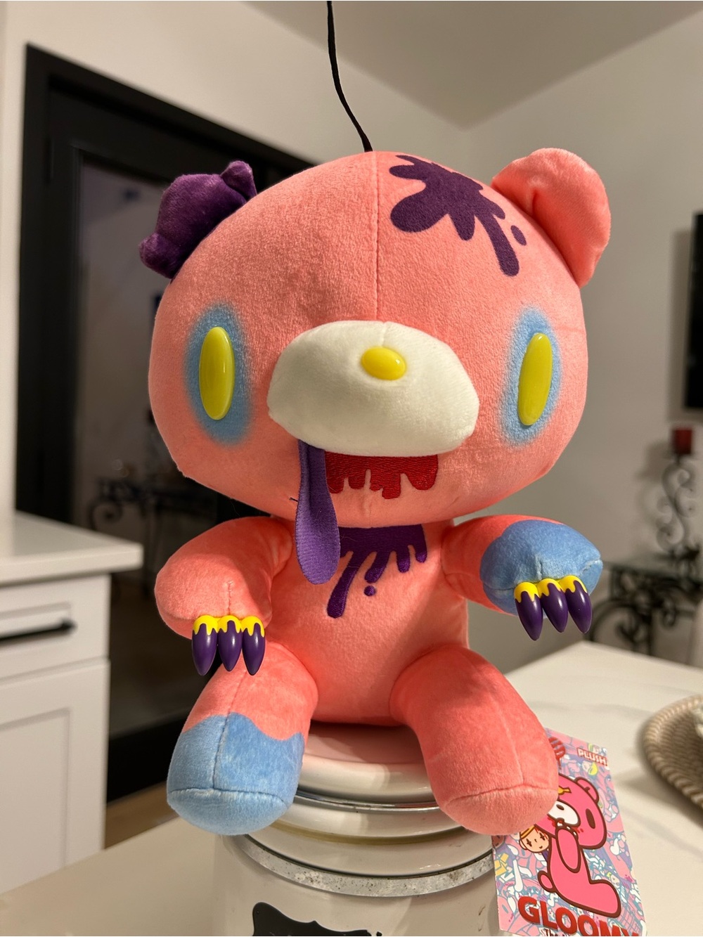 Plush Pink Gloomy Bear-Inspired Kids Toy - Soft Plush Character NEW